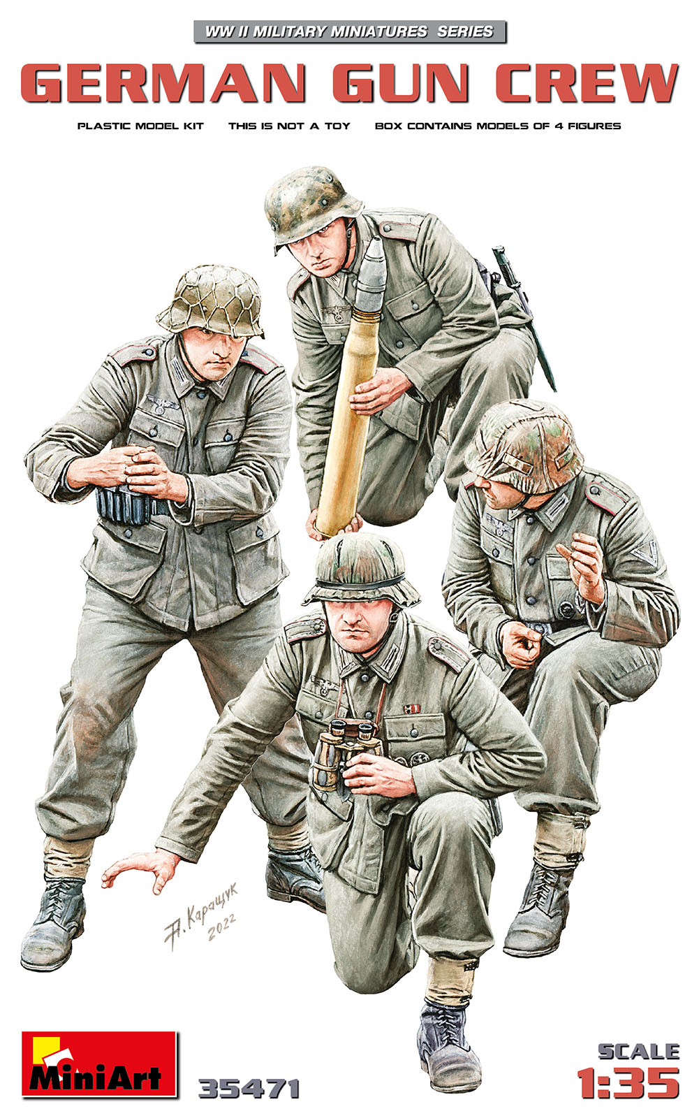 MiniArt German Gun Crew - 35471 box art