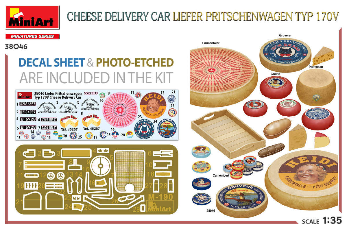 MiniArt 1/35 Military - Cheese Car, Leifer Pritschenwagen Typ170V - 38046