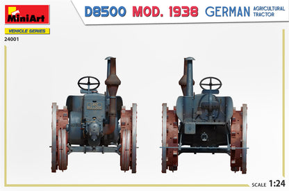 MiniArt 1/24 Vehicles - German D8500 Mod 1938 Agricultural Tractor - 24001