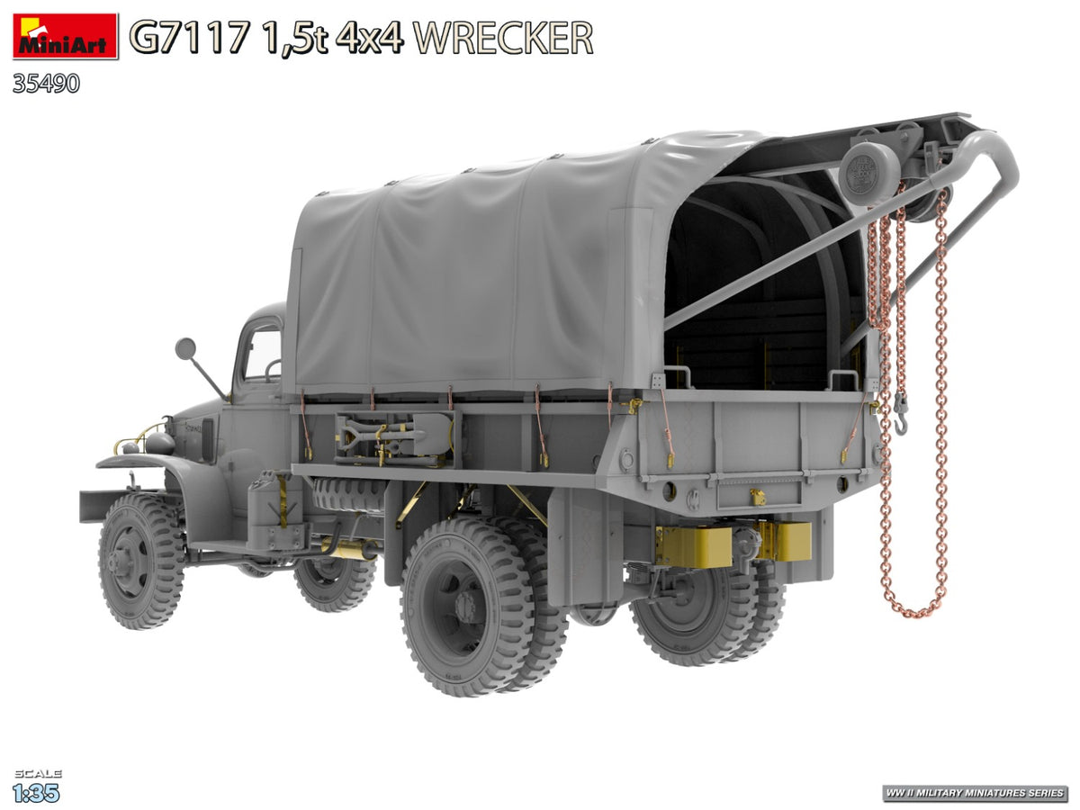 MiniArt 1/35 Military - G7117 1,5t 4x4 Wrecker - 35490