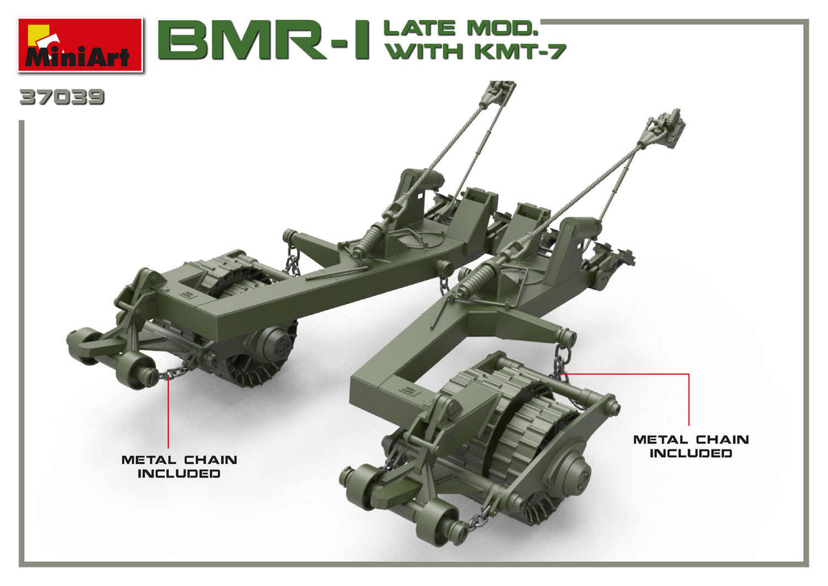 MiniArt 1/35 Military - BMR-1 Late Mod with KMT-7 - 37039
