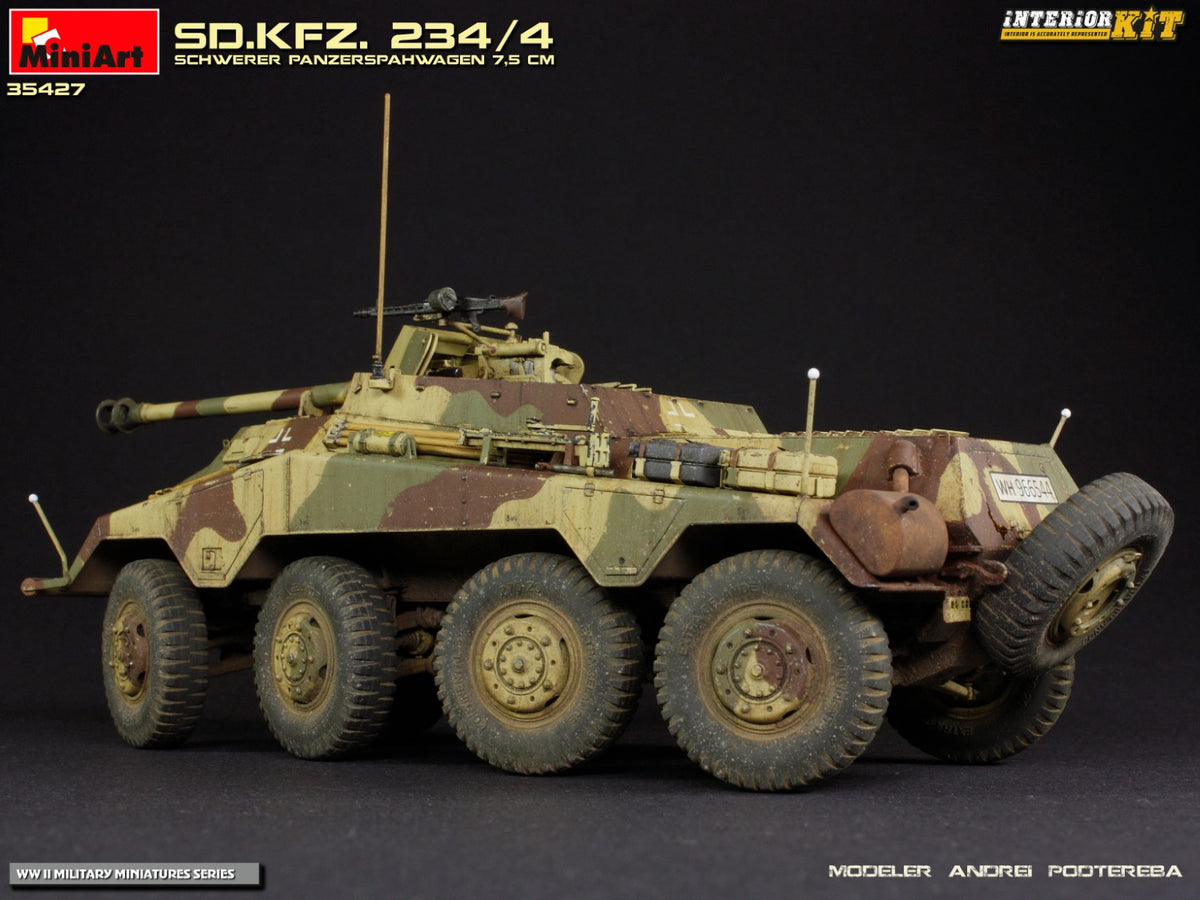 MiniArt 1/35 Military - Sd.Kfz. 234/4 Schwerer Panzerspahwagen 7.5 - 35427