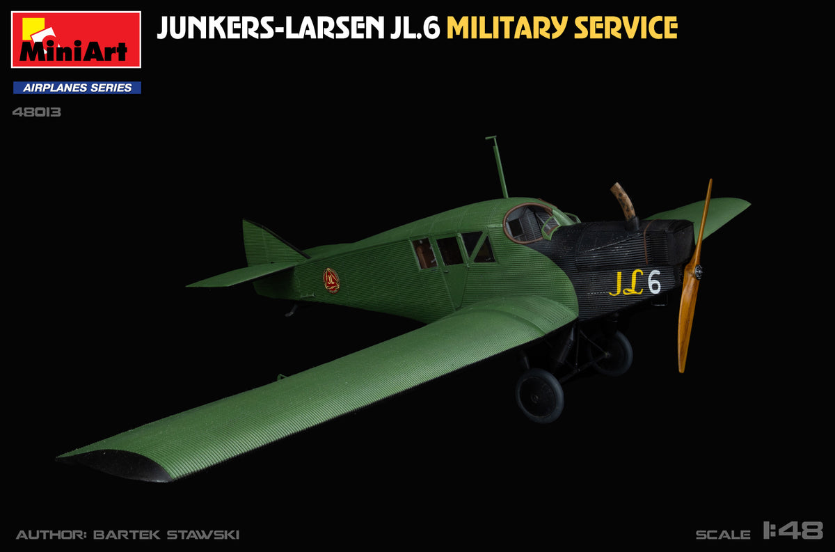 MiniArt 1/48 Aircraft - Junkers-Larsen JL.6 Military Service - 48013