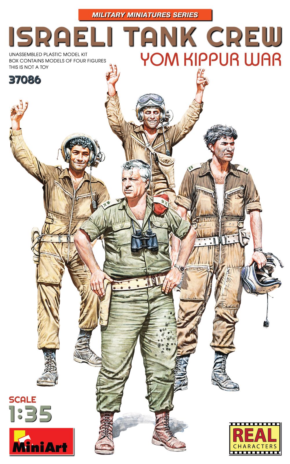 MiniArt Israeli Tank Crew, Yom Kippur War - 37086 box art