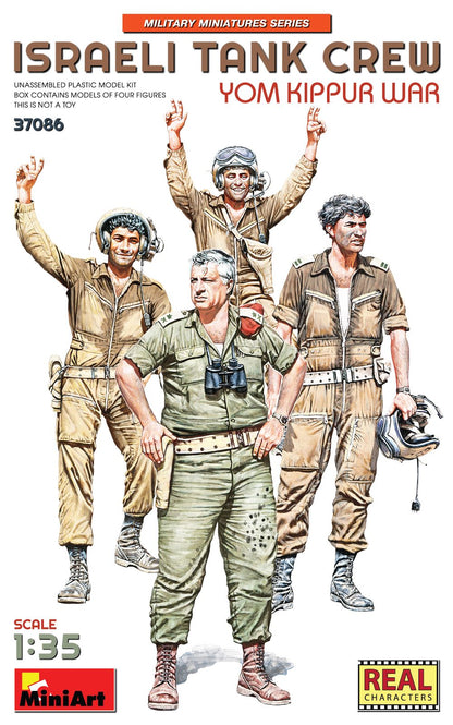 MiniArt Israeli Tank Crew, Yom Kippur War - 37086 box art