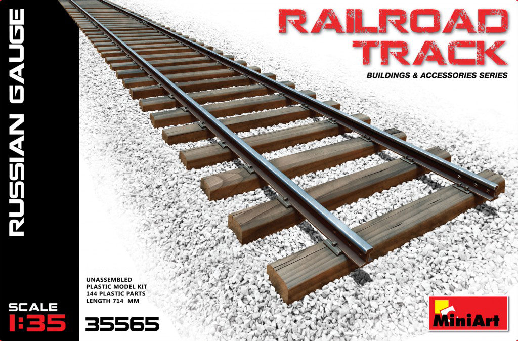 MiniArt Railroad Track Russian Gauge - 35565 box art
