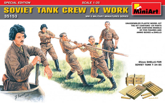 MiniArt Soviet Tank Crew at Work Special Edition - 35153 box art