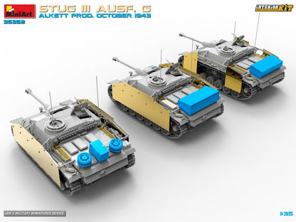 MiniArt 1/35 Military - StuG III Ausf. G Oct '43 Alkett Prod INT Kit - 35352