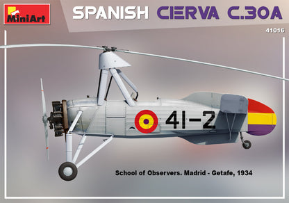MiniArt 1/35 Military - Spanish Cierva C.30A - 41016