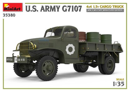 MiniArt 1/35 Military - U.S. ARMY G7107 4X4 1,5t CARGO TRUCK - 35380