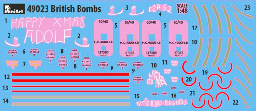 MiniArt 1/48 Military - British Bombs - 49023