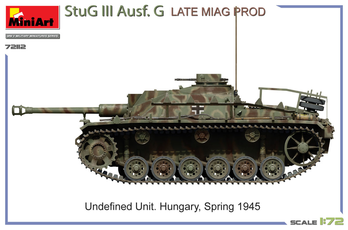 MiniArt 1/72 Military - StuH 42 Ausf. G Late Miag Prod - 72112