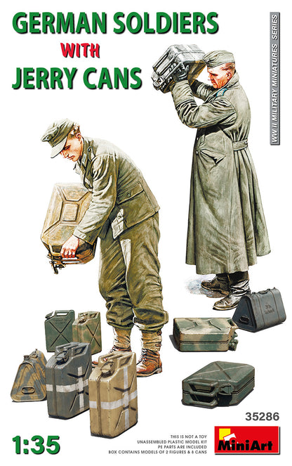 MiniArt German Soldiers w/ Jerry Cans - 35286 box art