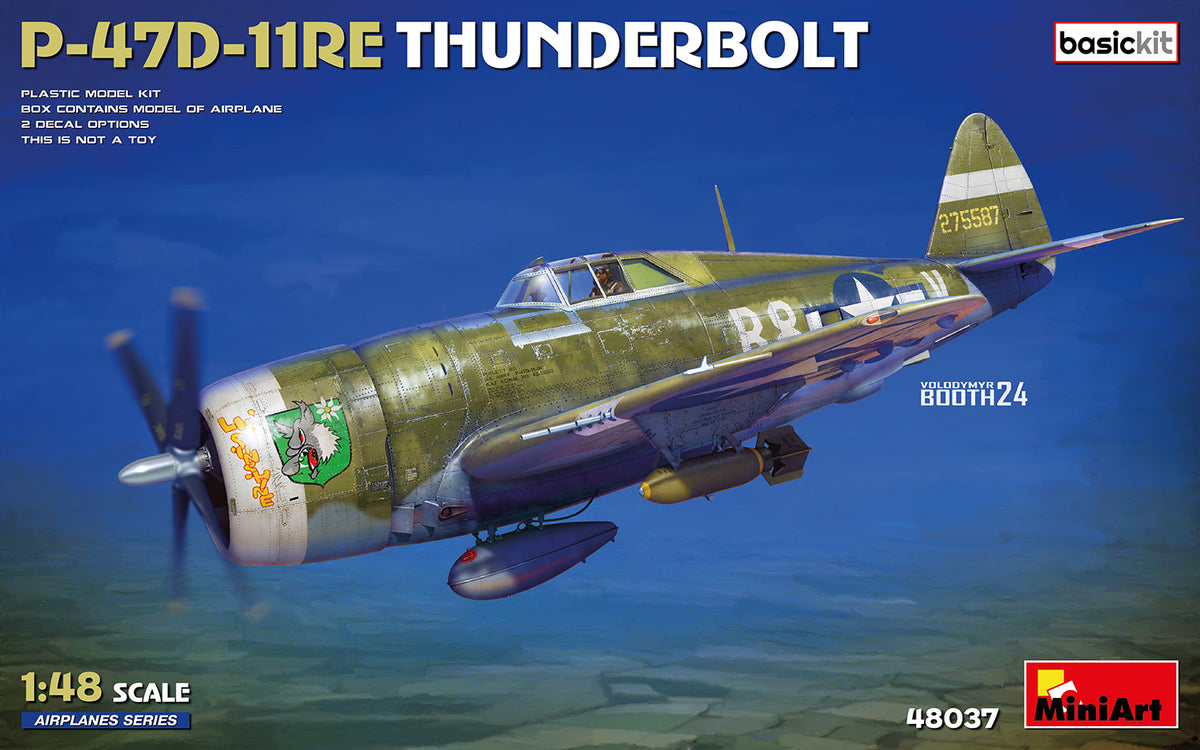 MiniArt P-47D-11RE Thunderbolt Basic Kit - 48037 box art