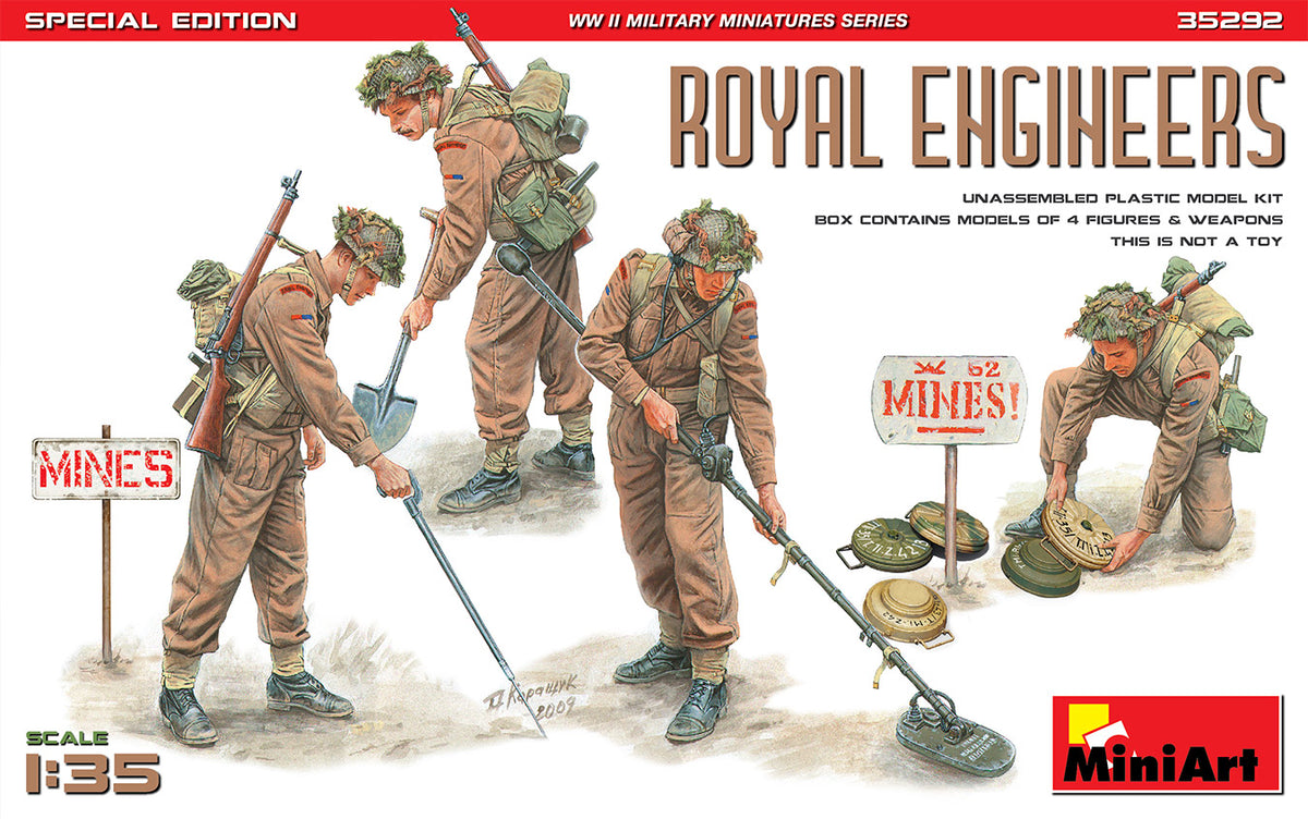 MiniArt Royal Engineers (Spec Edit) - 35292 box art
