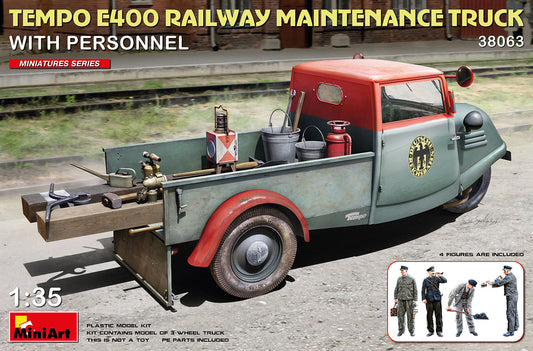 MiniArt Tempo E400 Railway Maitenance Truck - 38063 box art