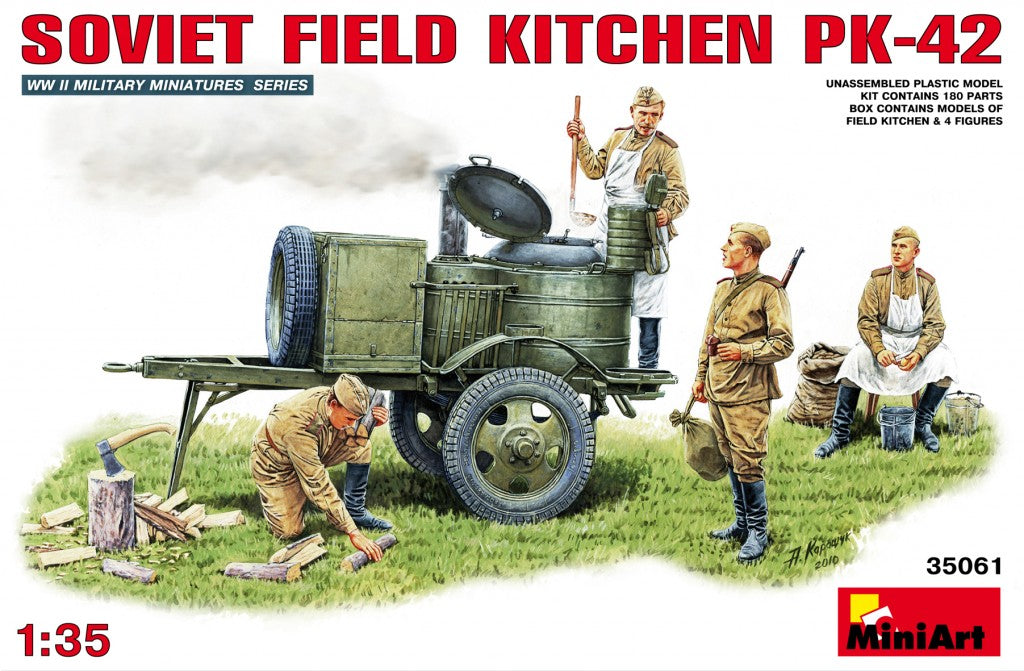 MiniArt Soviet Field Kitchen PK-42 - 35061 box art