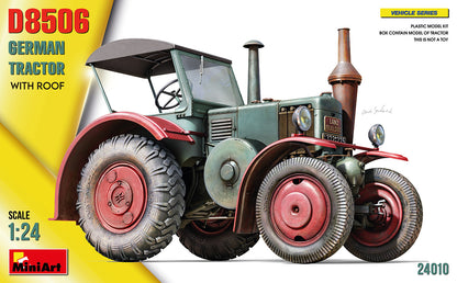 MiniArt German Tractor D8506 w/ Roof - 24010 box art