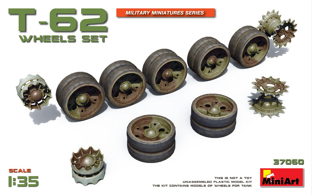MiniArt T-62 Wheels Set - 37060 box art