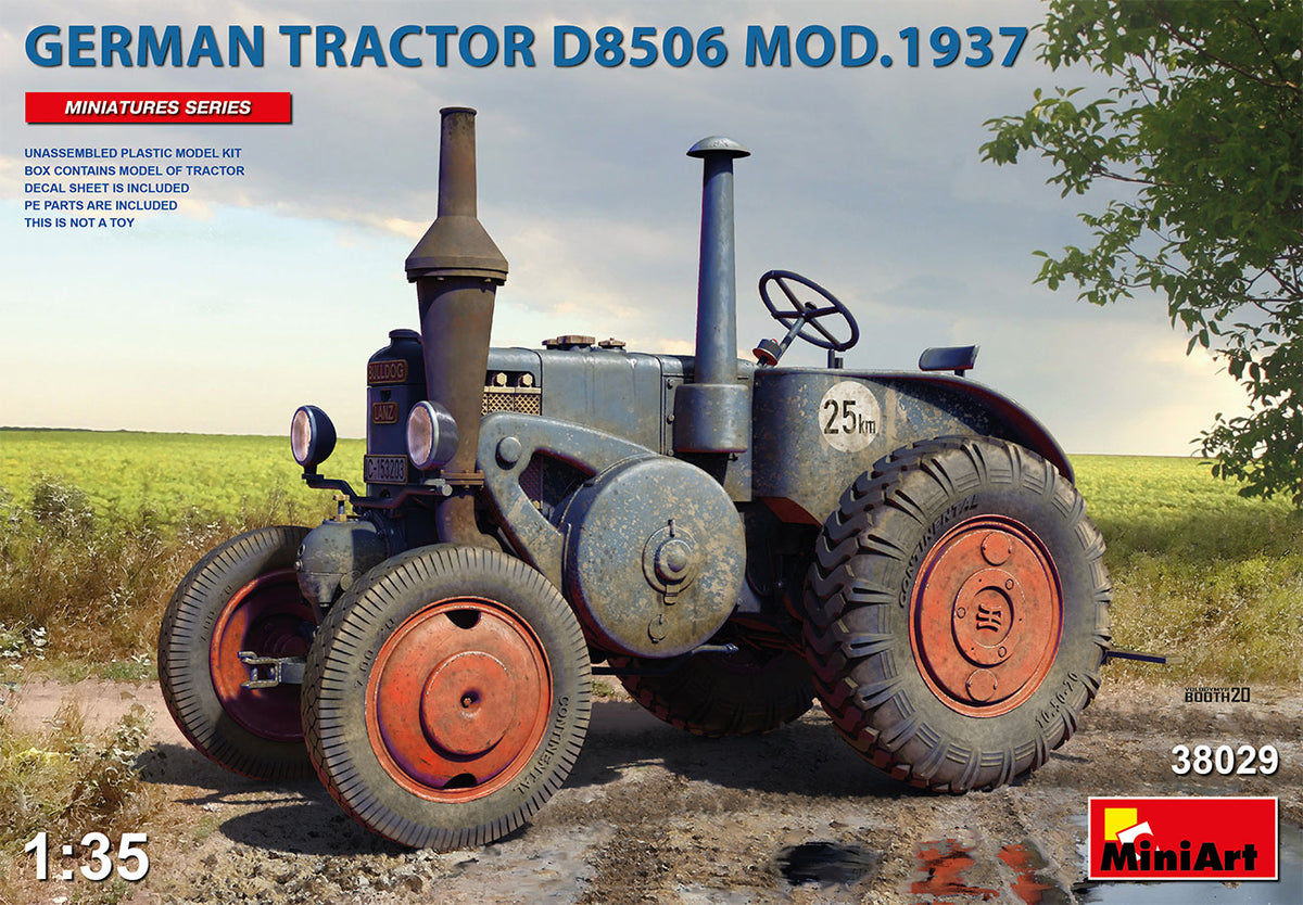 MiniArt German Tractor D8506 Mod. 1937 - 38029 box art