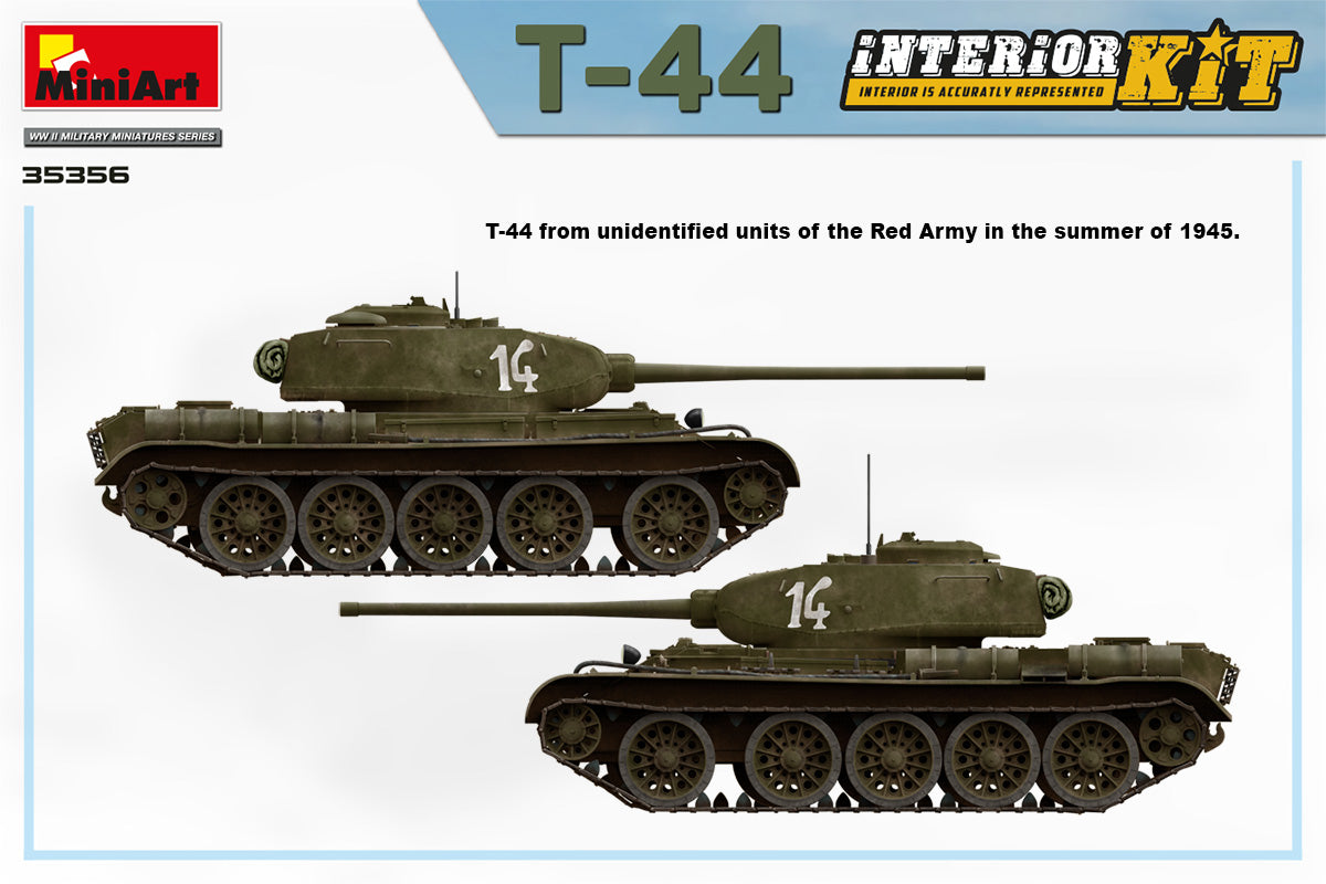 MiniArt 1/35 Military - T-44 Interior Kit - 35356