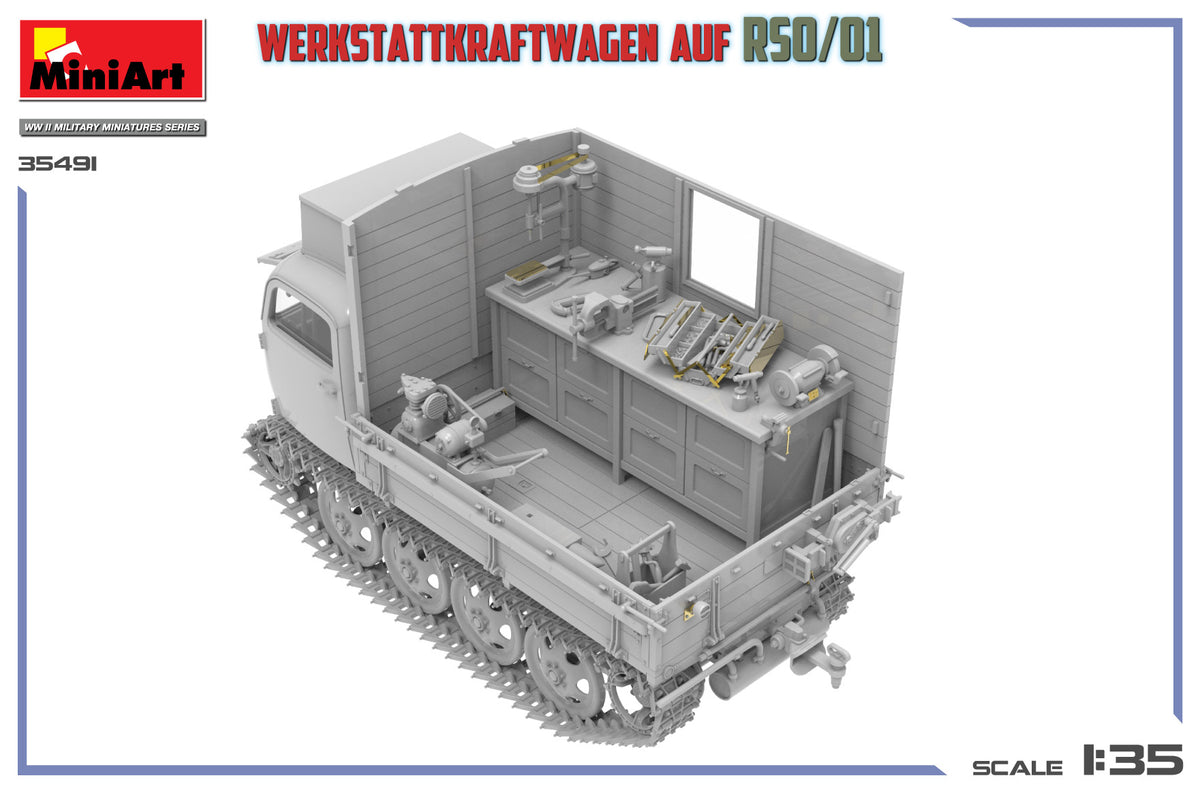 MiniArt 1/35 Military - Auf RSO/01 Werkstattkraftwagen - 35491