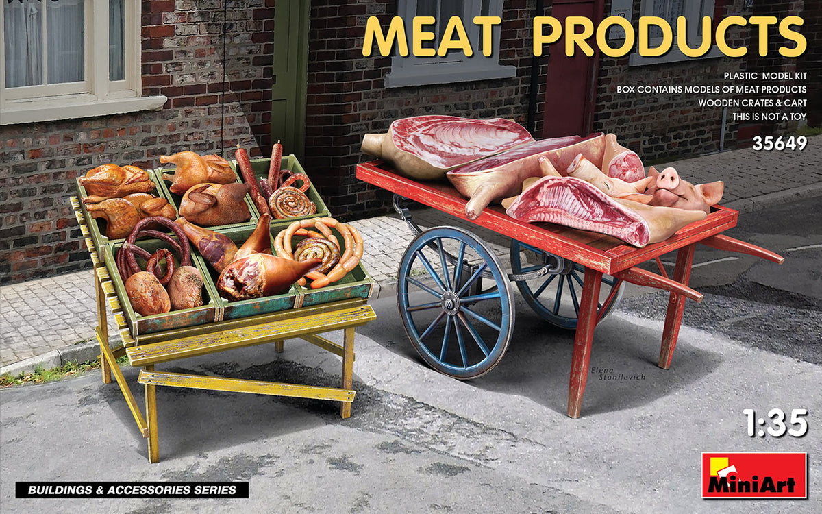 MiniArt Meat Products - 35649 box art
