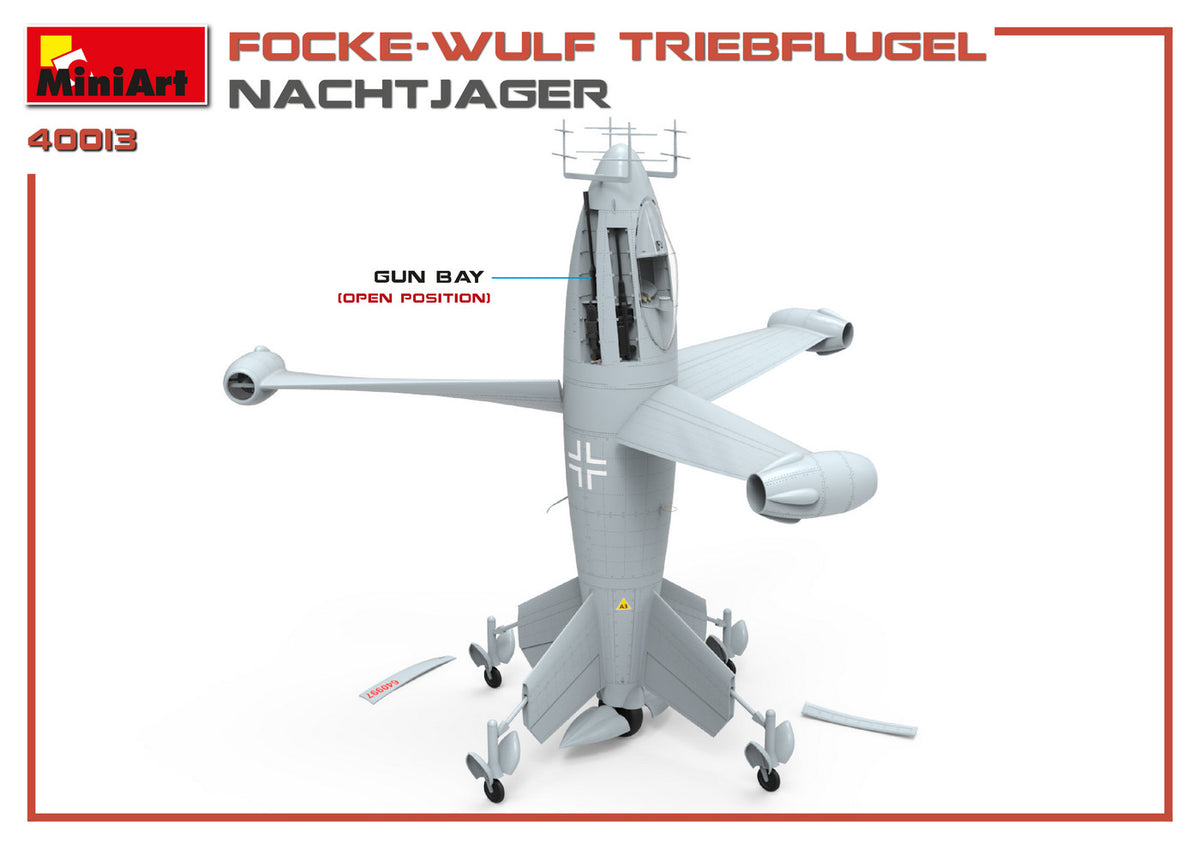 MiniArt 1/35 Aircraft - Focke-Wulf Triebflugel Nachtjager - 40013