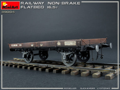 MiniArt 1/35 Accessories - Railway Non-Brake Flatbed 16.5t - 39004