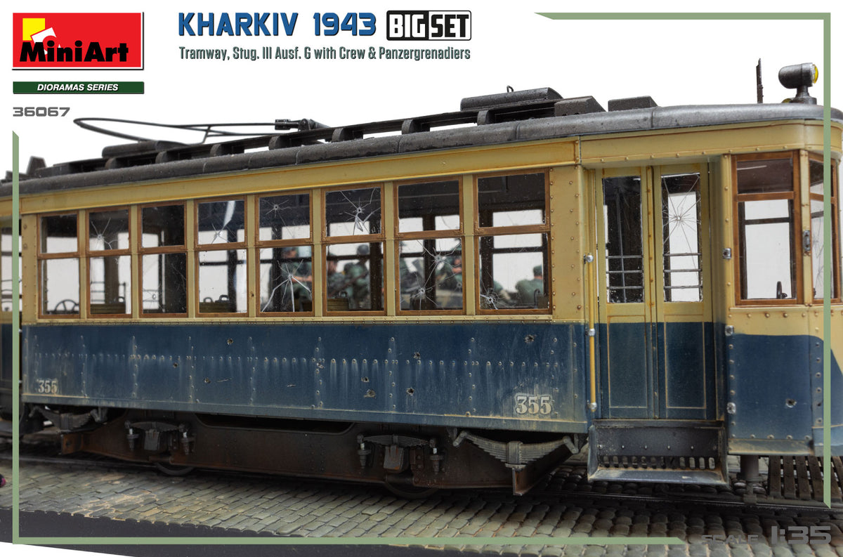 MiniArt 1/35 Military - Kharkiv 1943 - Tram & StugIII Ausf.G Big Set - 36067