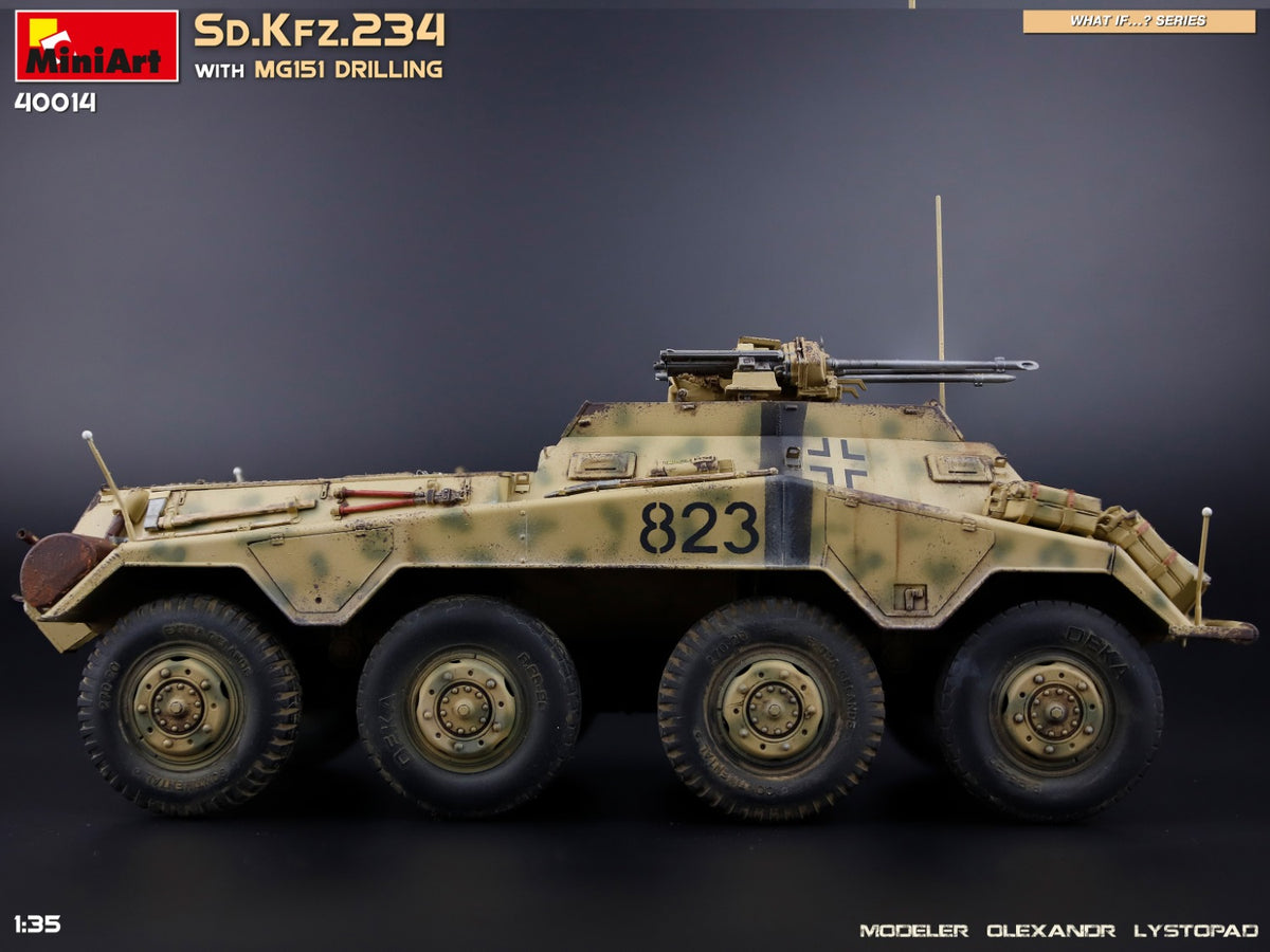MiniArt 1/35 Military - Sd.Kfz.234 w/ MG151 Drilling - 40014