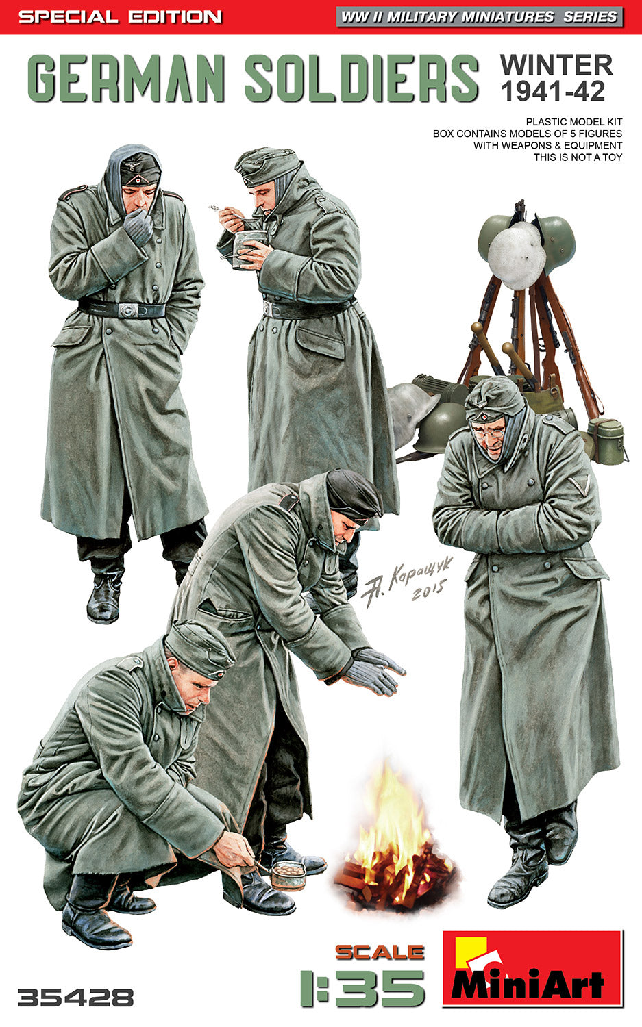 MiniArt German Soldiers (Winter 1941-42) - 35428 box art