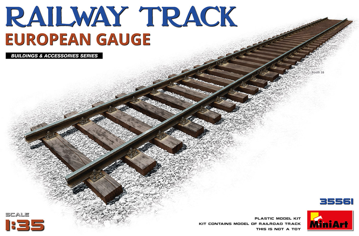 MiniArt Railway Track European Gauge - 35561 box art
