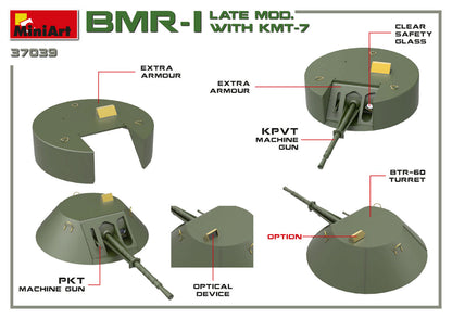 MiniArt 1/35 Military - BMR-1 Late Mod with KMT-7 - 37039