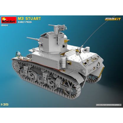 MiniArt 1/35 Military - M3 Stuart Early Prod, Interior Kit - 35404