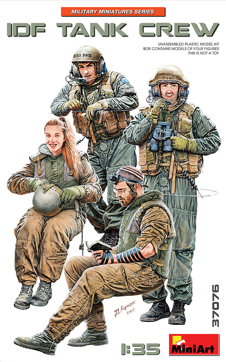 MiniArt IDF Tank Crew - 37076 box art