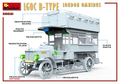 MiniArt 1/35 Military - LGOC B-Type London Omnibus - 38021