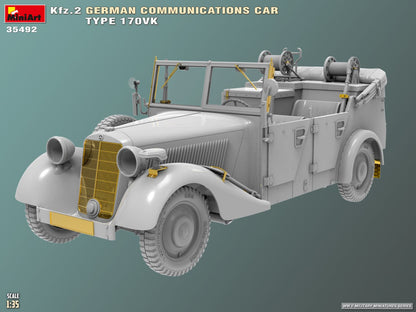 MiniArt 1/35 Military - Kfz.2 German Communications Car Type 170VK - 35492