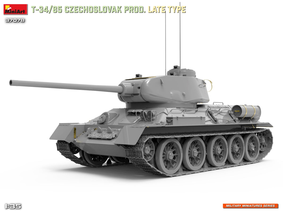 MiniArt 1/35 Military - T34/85 Czechoslovak Prod, Late Type - 37078
