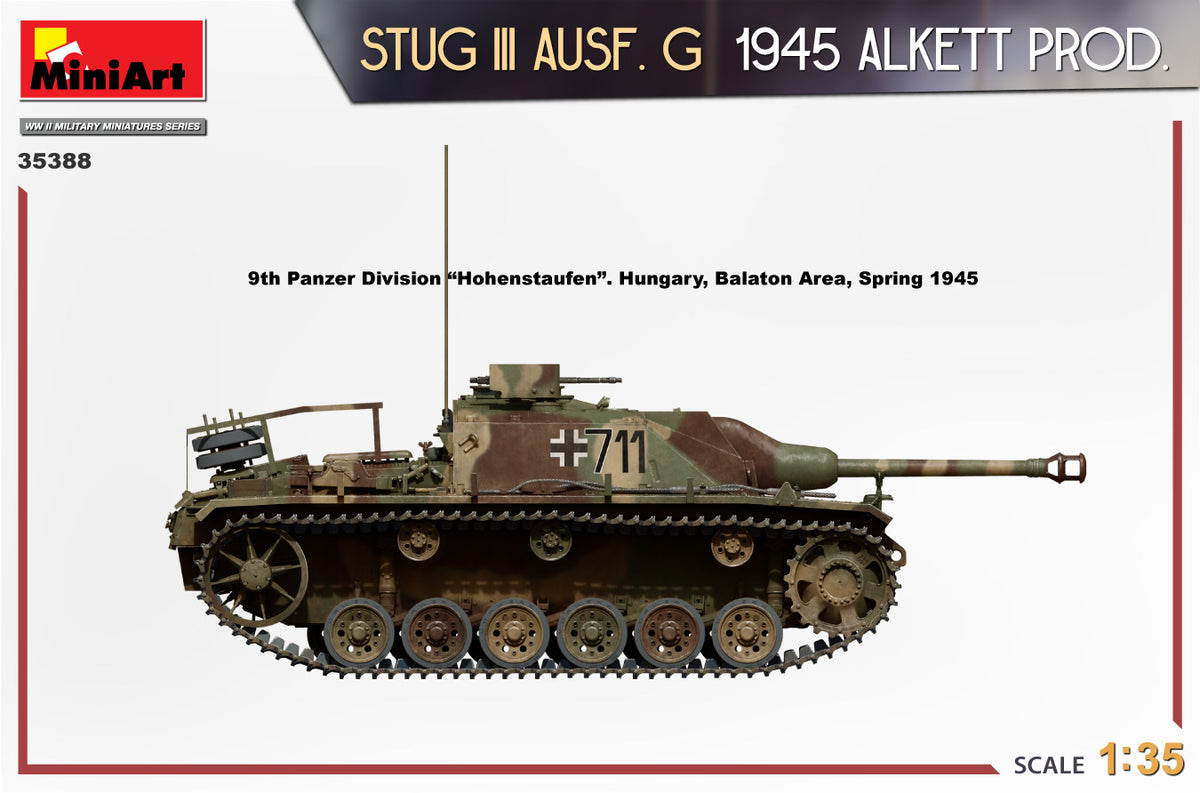 MiniArt 1/35 Military - StuG III Ausf. G Alkett Prod 1945 - 35388