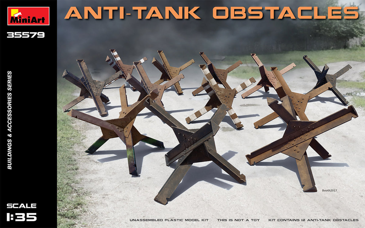 MiniArt Anti-tank Obstacles - 35579 box art
