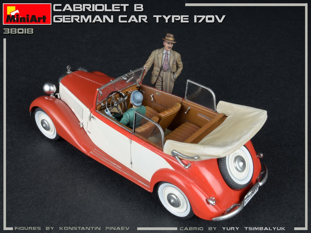 MiniArt 1/35 Military - Cabriolet B Germn Car Type 170V - 38018