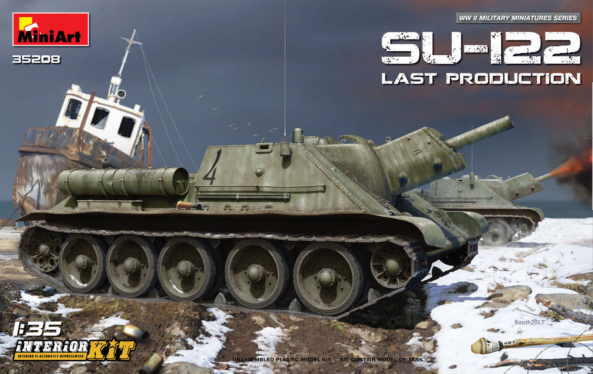 MiniArt SU-122 (Last Production) with Interior - 35208 box art