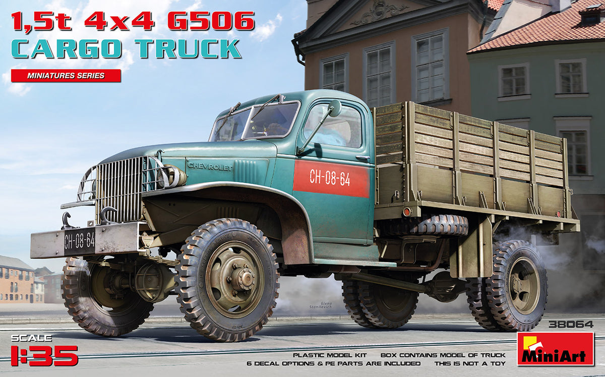 MiniArt 1.5t 4x4 G506 Cargo Truck - 38064 box art