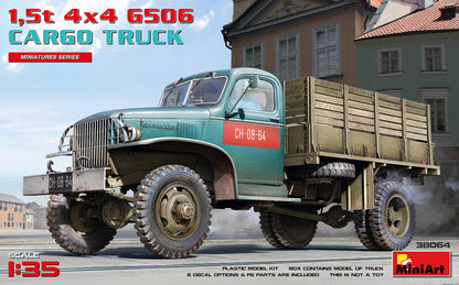 MiniArt 1.5t 4x4 G506 Cargo Truck - 38064 box art