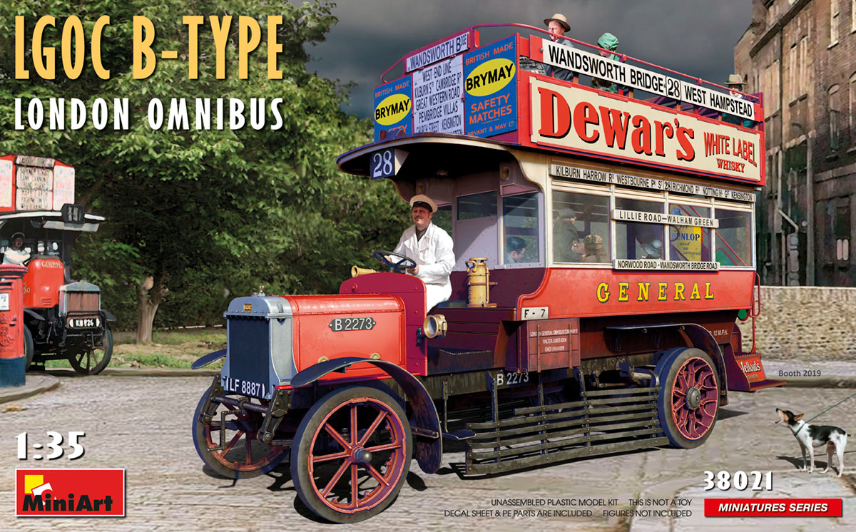 MiniArt LGOC B-Type London Omnibus - 38021 box art