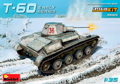 MiniArt T-60 Early Soviet Light Tank w/ Interior - 35215 box art
