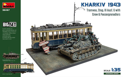 MiniArt Kharkiv 1943 - Tram & StugIII Ausf.G Big Set - 36067 box art