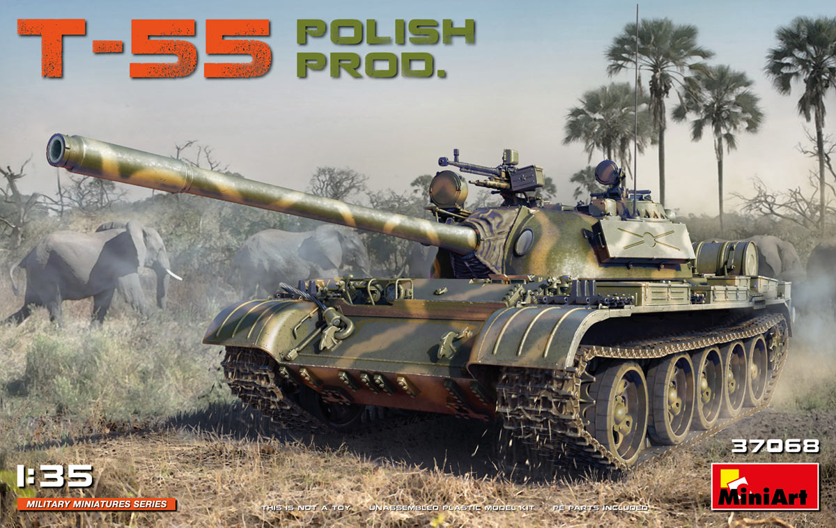 MiniArt T-55 Polish Prod - 37068 box art