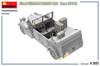 MiniArt 1/35 Military - Kfz.2 German , Radio Car Type 170VK - 35488